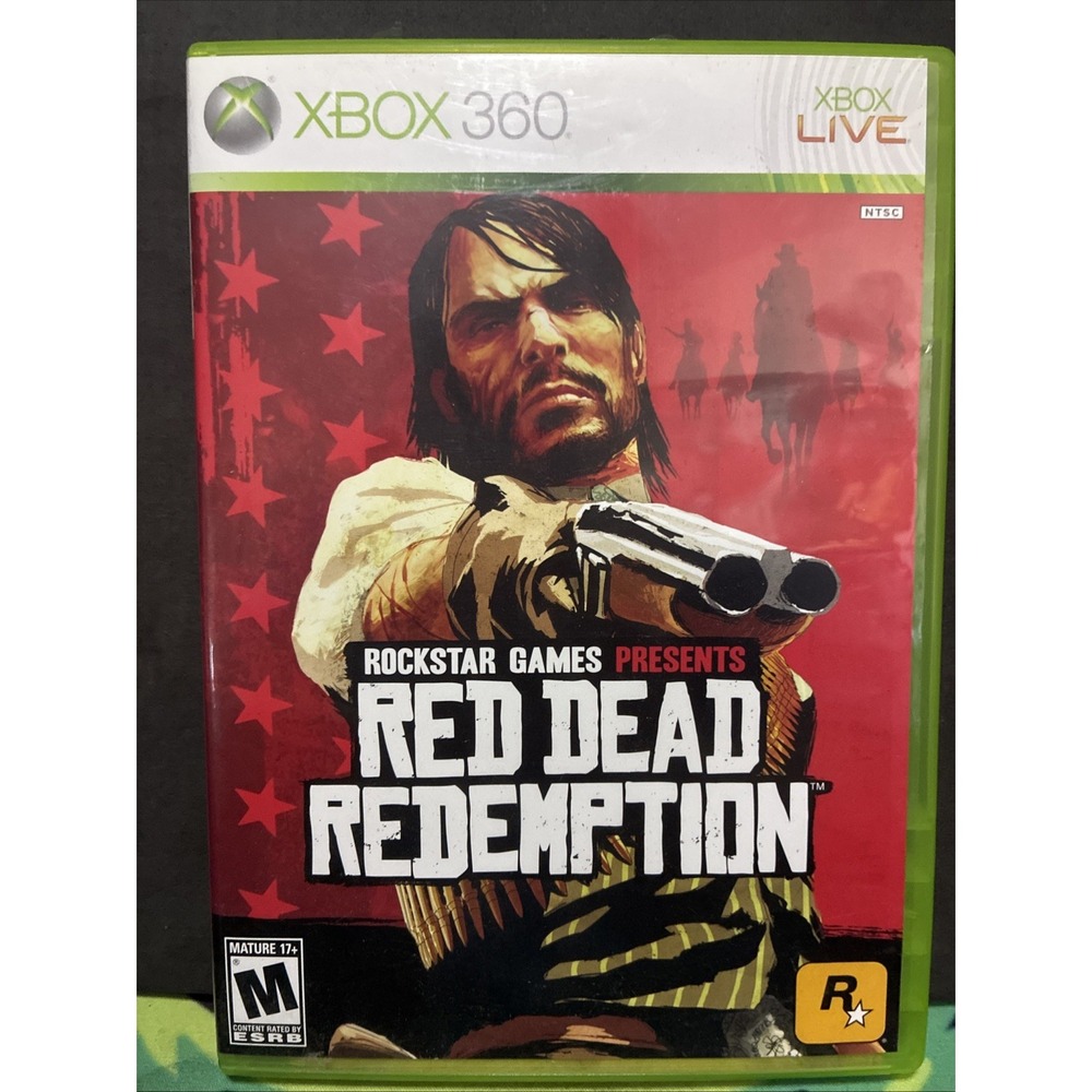 Red Dead Redemption Xbox 360 Rockstar Open World Western Action Video Game CIB